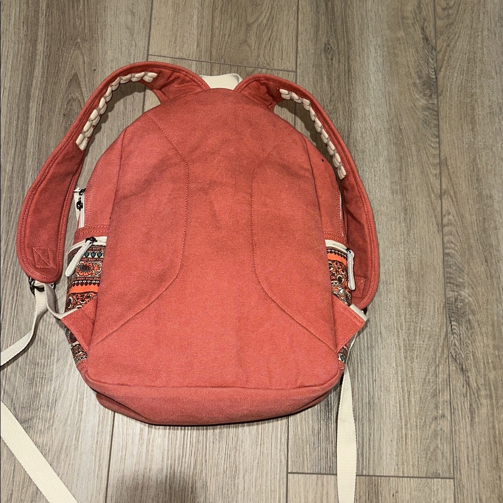 Rustic Reddish Floral Patterned Backpack. DACHEE.… - image 5